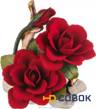 Фото Изделие декоративное роза длина 17 см