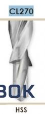 Фото Сверла ступенчатые с цилиндрическим хвостовиком с раззенковкой под винты Carmon CL270 DIN 8376