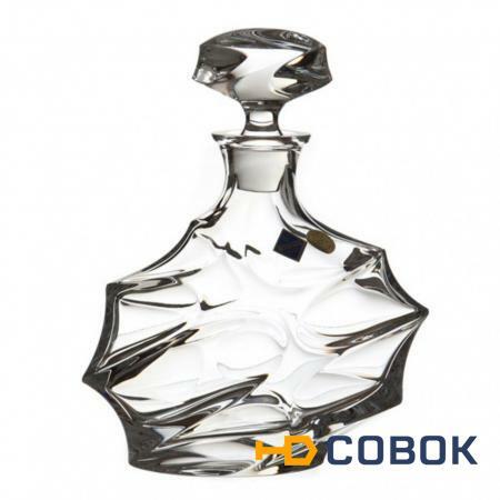 Фото Штоф "калипсо" 800 мл.высота=25 см. Bohemia Jihlava (663-012)