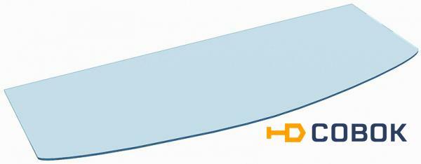 Фото Полки стеклянные 6мм закругленные со шлиф.
