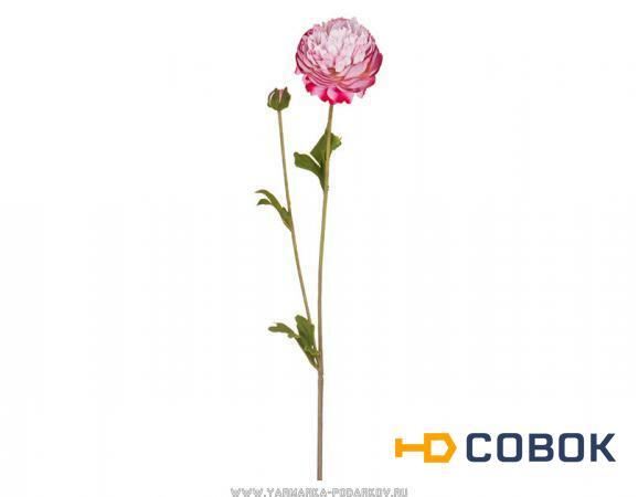 Фото Цветок искусственный лютик длина 62 см,