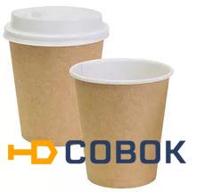 Фото Стакан одноразовый для чая кофе какао CUP 100C