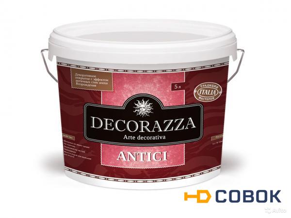 Фото Decorazza Antici 1 л Декоративная штукатурка (краска) с эффектом античных стен эпохи Возрождения