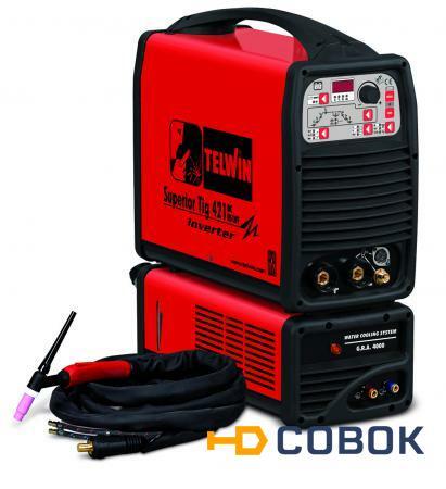 Фото Сварочный аппарат SUPERIOR TIG 421 DC-HF/LIFT 400V AQUA