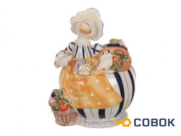 Фото Емкость для сыпучих продуктов "утка" диаметр=13 см. высота=23 см. Hebei Grinding (59-347)