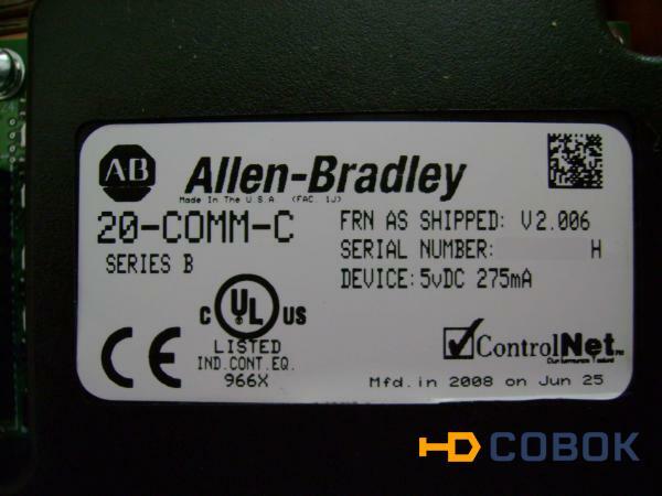 Фото Allen Bradley Power Flex ControlNet Adapter Ser B 20-COMM-C