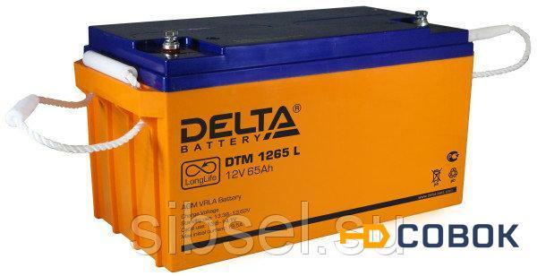 Фото Аккумуляторная батарея Delta DTM 1265 L