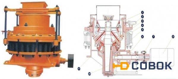 Фото Конусная дробилка YDZ