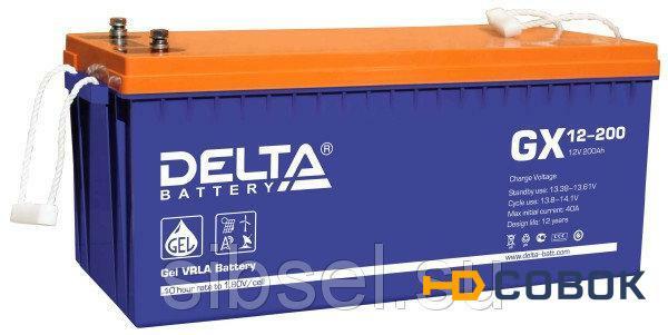 Фото Аккумуляторная батарея Delta GX 12-200