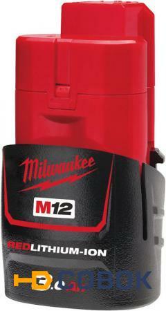 Фото Аккумулятор Milwaukee M12 B6 (Li-Ion 3 Ач)