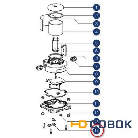 Фото DHR Заглушка из полиамида DHR 60.99.00.57 M20 x 1,5 для навигационных огней DHR60