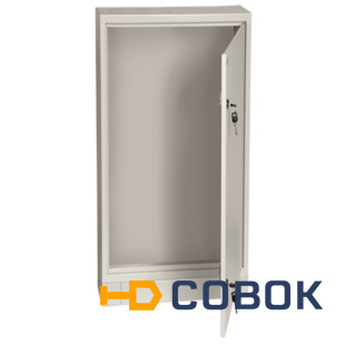 Фото Корпус шкафа IEK сталь 400x400x150мм с монтажной платой и дверью