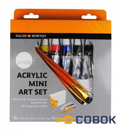 Фото Краски DALER ROWNEY 126500900 Акриловые"Simply" mini set