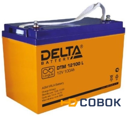 Фото DTM 12100L Аккумуляторная батарея Delta