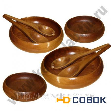 Фото Набор деревянной посуды