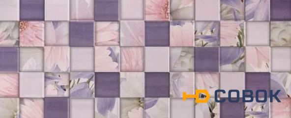 Фото Aguarelle PRORAB Плитка облицовочная 250х600 Aquarelle lilac wall 03 мозайка (1упак=1,2м2/8шт)