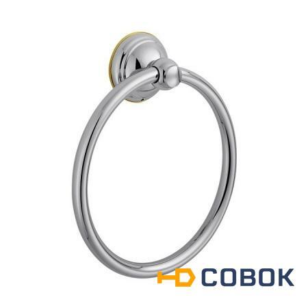 Фото Hansgrohe Axor Carlton 41421090 Полотенцедержатель кольцевой (хром/золото)