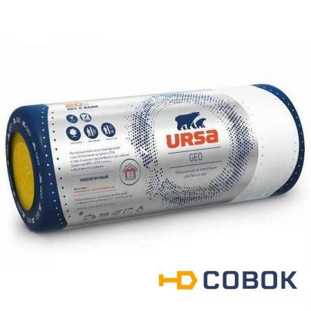 Фото Стекловолоконный утеплитель Ursa Geo М-25Ф 9000х1200х50 мм