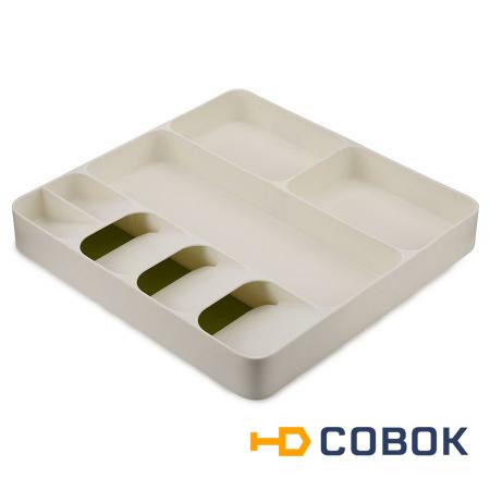 Фото Органайзер для столовых приборов и кухонной утвари drawerstore™ белый (63949)