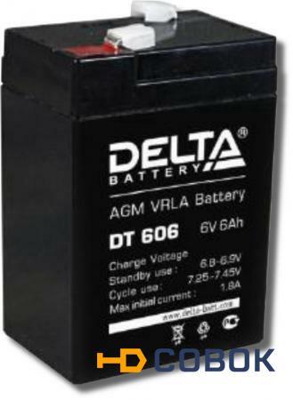 Фото Аккумулятор Delta DT 606