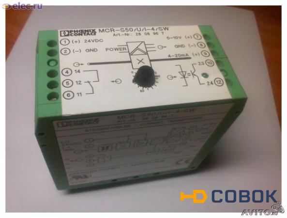 Фото MCR-S50/U/I-4/SW - 2808967 PHOENIX CONTACT Аналоговый Измеряющий Преобразователь тока