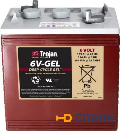 Фото Тяговый аккумулятор Trojan 6V-GEL