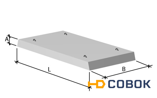 Фото Фундаментная плита П 1.95