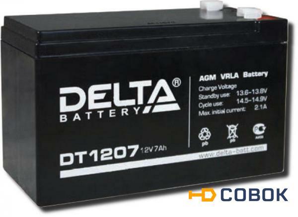 Фото Аккумулятор Delta DT 1207