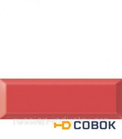 Фото Плитка облицовочная Метро 100х300х8 мм красная (21 шт=0.63 кв.м)