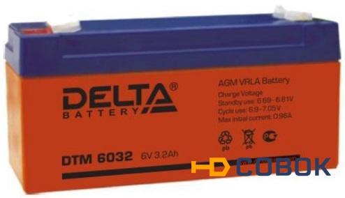 Фото DTM 6032 Аккумуляторная батарея Delta