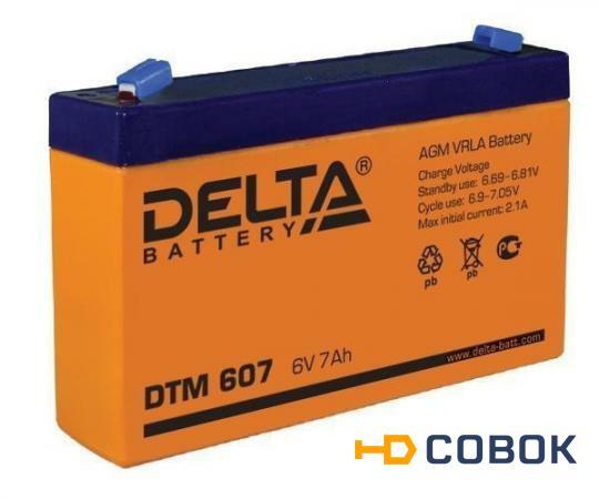 Фото Аккумуляторная батарея DELTA DTM 607