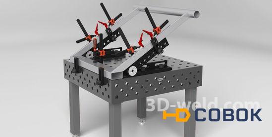 Фото Сварочный стол 3D-Weld Expert D16 700х1100 мм
