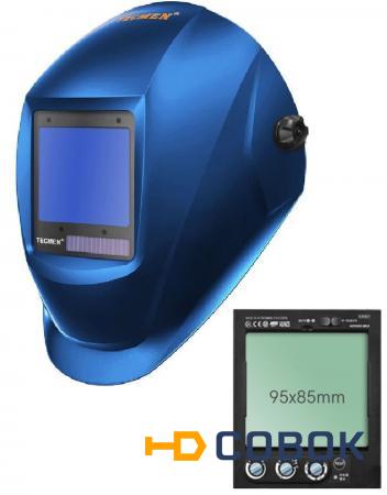 Фото Сварочная маска с автоматическим светофильтром Tecmen ADF - 820S TM16 Синяя