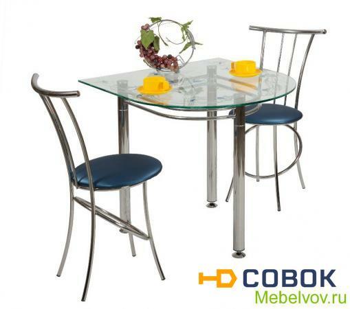 Фото Стол обеденный Версаль-стекло