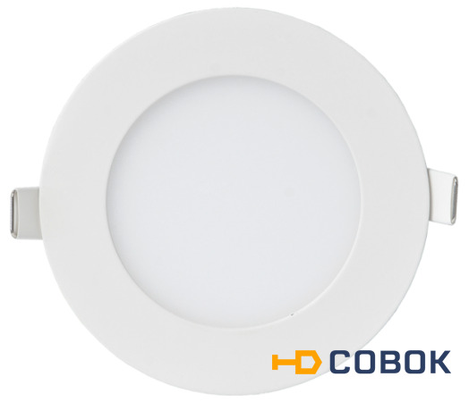 Фото ASD LLT Eco Белая Панель LED круглая RLP 8Вт 230В 4000К 560Лм 120/105мм IP40