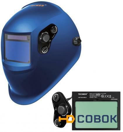 Фото Сварочная маска с автоматическим светофильтром Tecmen ADF - 730S 5-13 TM15 Синяя