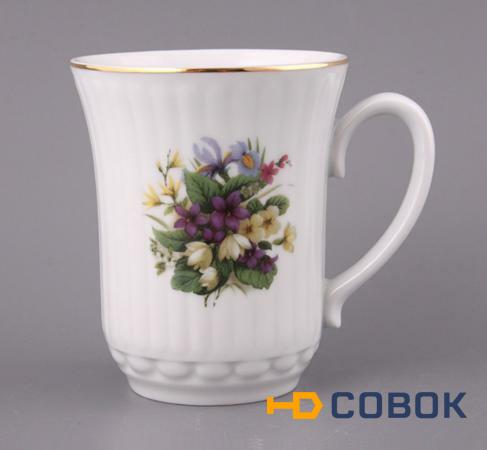 Фото Кружка "весенние цветы" 300 мл. Cesky Porcelan (606-610)