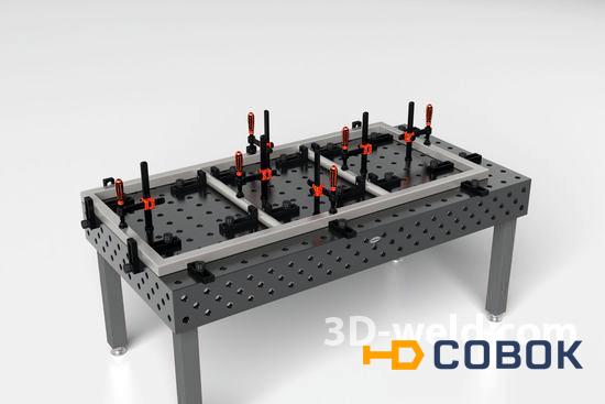 Фото Сварочно-сборочный стол 3D-Weld Expert D16 900х1700 мм