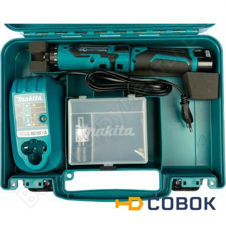 Фото Аккумуляторная отвертка Makita DF012DSE