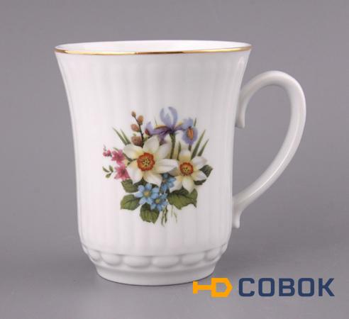 Фото Кружка "весенние цветы" 300 мл. Cesky Porcelan (606-609)