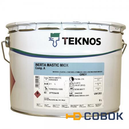 Фото Антикоррозионная эпоксидная краска для металла Teknos INERTA MASTIC MIOX