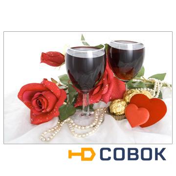 Фото Настенный лучистый обогреватель - Вино с розами