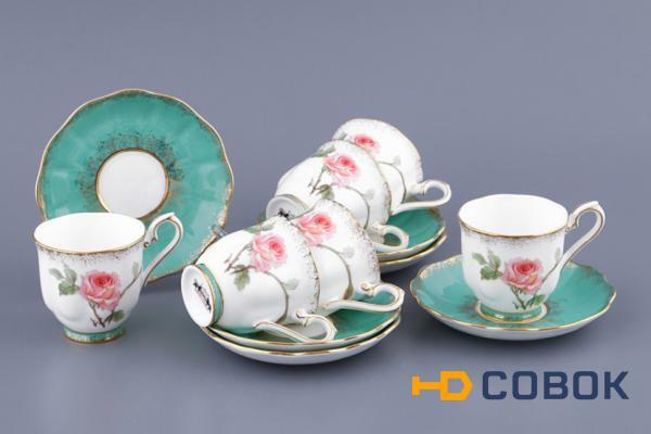 Фото Кофейный набор "амелия" на 6 персон 12 пр. 125 мл. Porcelain Manufacturing (22-1035)