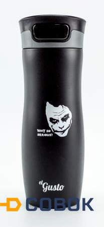 Фото Термокружка El Gusto Stark "Joker" (0,47 литра) шероховатая