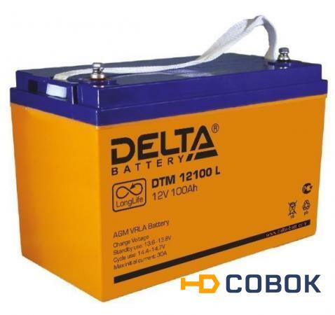 Фото Аккумуляторная батарея DELTA DTM 12100 L