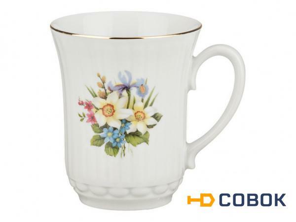 Фото Кружка "весенние цветы" 300 мл. Cesky Porcelan (606-609)