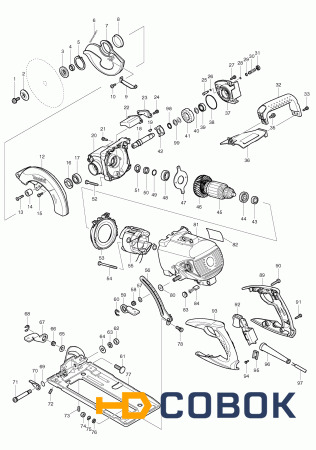 Фото Заглушка MAKITA 5477NB