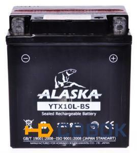 Фото Аккумулятор мото Alaska YTX10L-BS 9Ач обр.