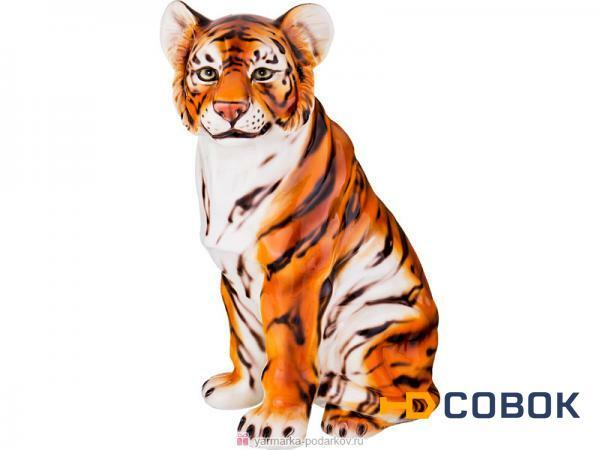 Фото Декоративное изделие тигр 28х25см