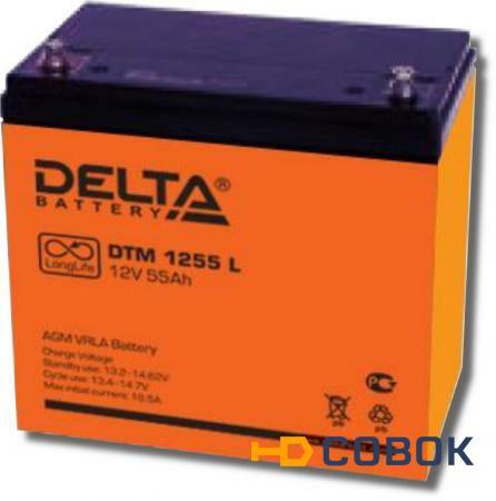 Фото Аккумулятор Delta DTM 1255 L